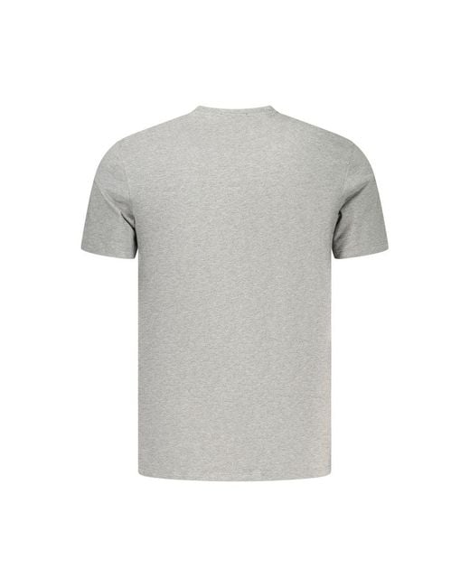Calvin Klein Gray Cotton Men's T for men