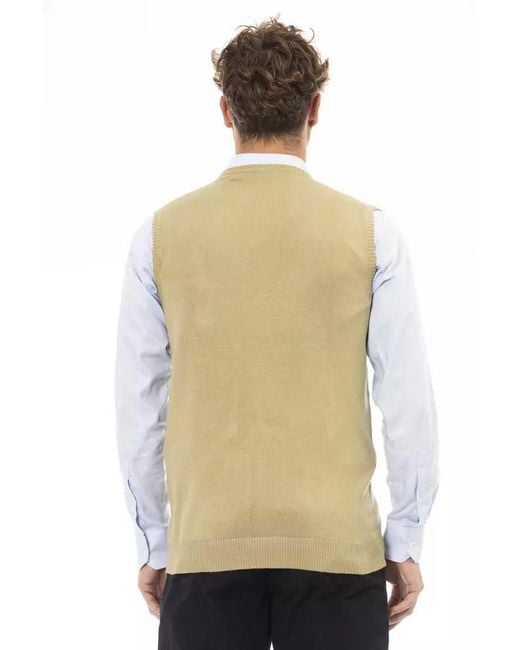 Alpha Studio Natural Viscose Vest for men