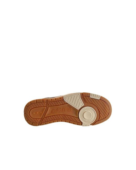Pantofola D Oro Natural Grey Leather Men Sneaker for men