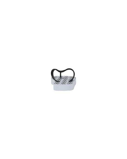 ARMANI EXCHANGE Blue White Rubber Flip