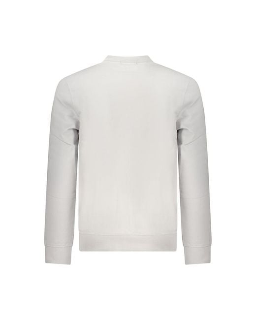 Calvin Klein Gray Cotton Men Sweatshirt for men