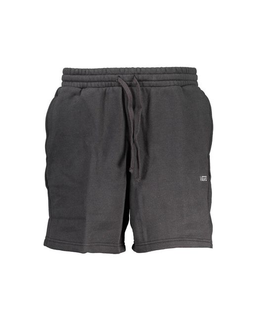 Vans Gray Black Cotton Men's Sweatpants for men