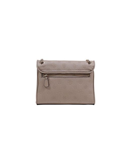 Guess Gray Beige Polyethylene Handbag