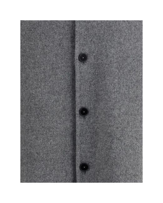 Jil Sander Gray Shirt Jacket for men
