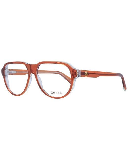 Guess Brown Acetate Glasses (Frames) for men