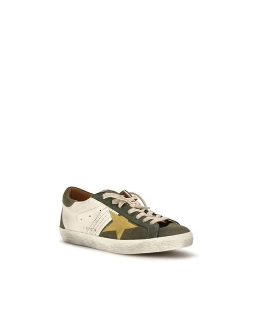 Golden Goose Deluxe Brand Metallic Bicolor Calf Leather Bos Taurus Sneakers for men