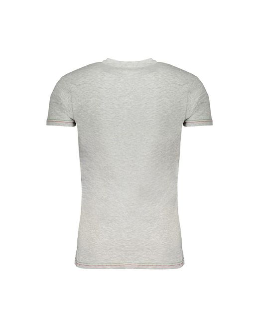 Aeronautica Militare Gray Cotton T-Shirt for men