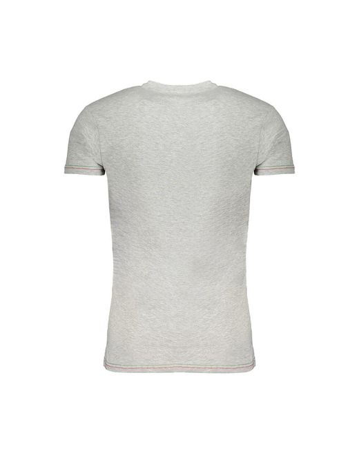 Aeronautica Militare Gray Cotton T-Shirt for men
