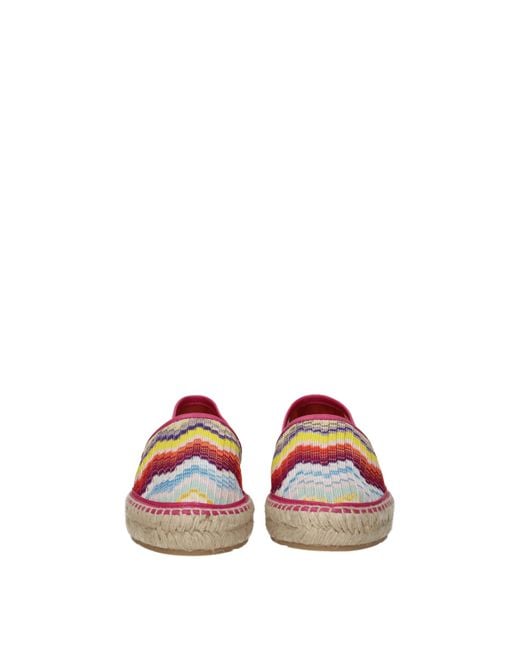 Missoni Pink Multicolor Fabric Espadrille for men