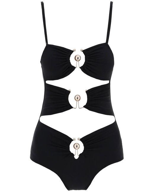 Christopher Esber Black One-Piece Swimsuit With