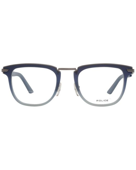 Police Blue Metal & Plastic Glasses (frames) for men