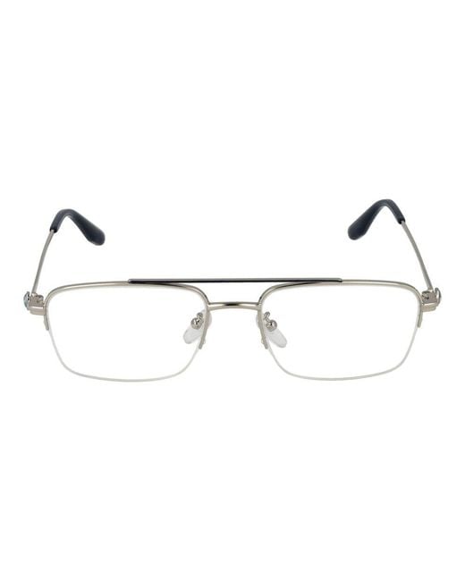 BMW Metallic Gray Metal Glasses (frames) for men
