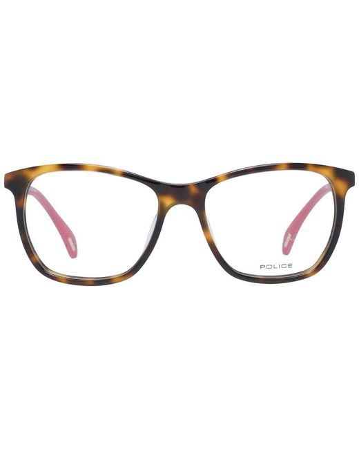 Police Brown Metal & Plastic Glasses (Frames)