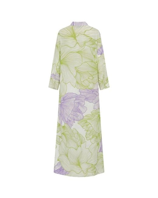 Malo Green Cotton Dress