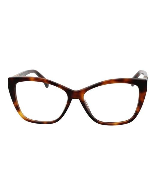 Max Mara Black Brown Acetate Glasses (frames)