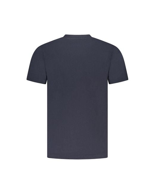 Roberto Cavalli Blue Cotton T-Shirt for men