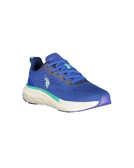 U.S. POLO ASSN. Blue Polyurethane Men's Sneaker for men