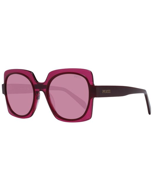 Emilio Pucci Purple Burgundy Sunglasses