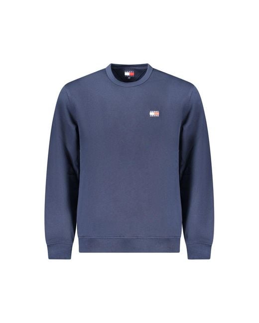 Tommy Hilfiger Blue Cotton Sweater for men