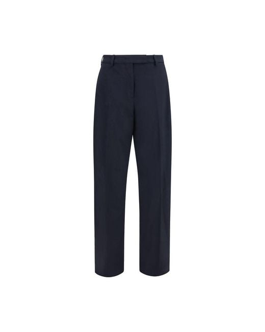 THE LATEST Blue Polyester Dress Pants