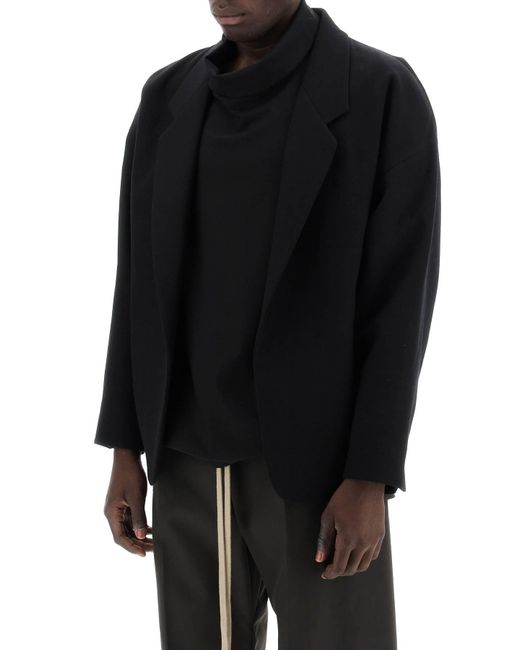 Fear Of God Black "Double Wool California 8Th Bl for men