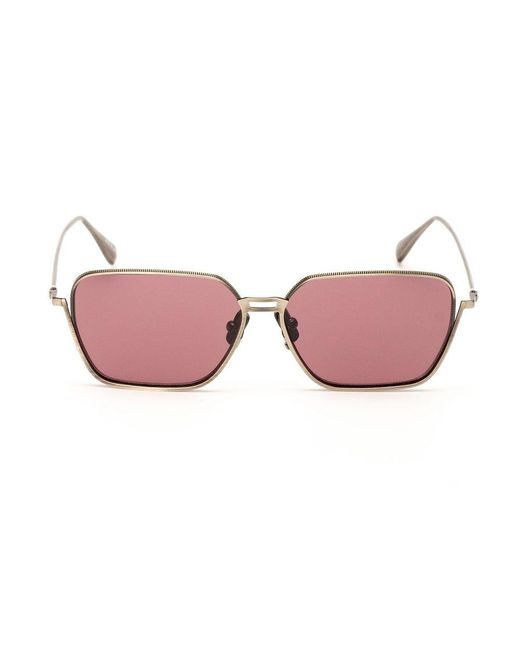 Belstaff Pink Gray Stainless Steel Sunglasses