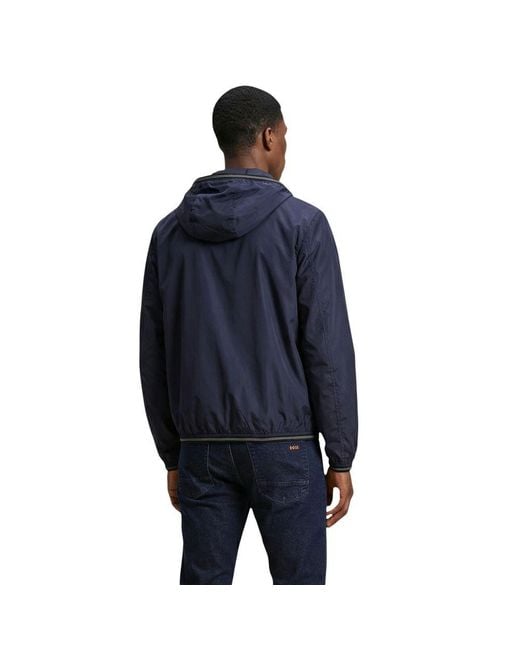 Blauer Blue Polyamide Shell Jacket for men