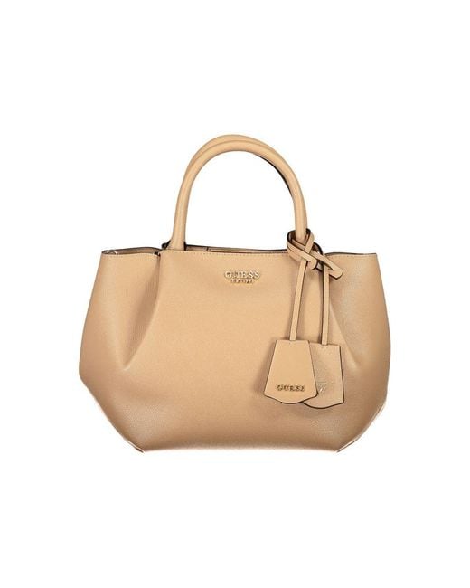 Guess Natural Beige Polyurethane 's Bag