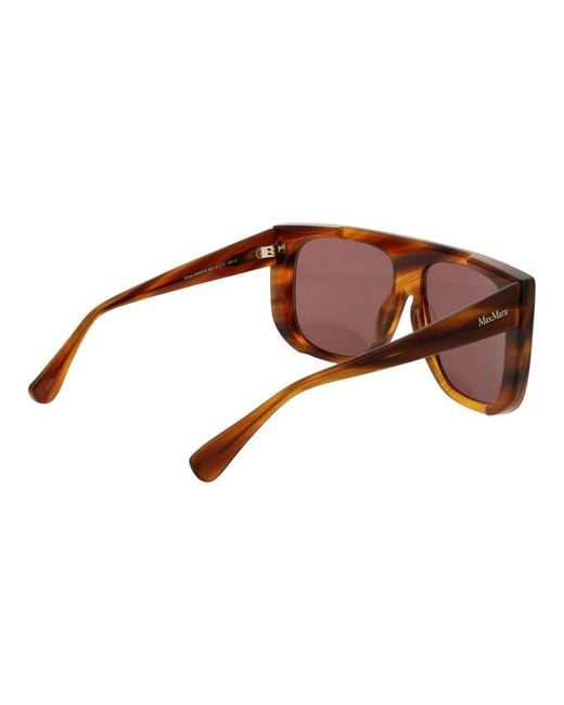 Max Mara Brown Acetate Sunglasses