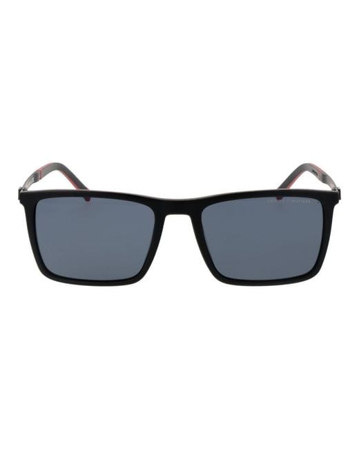 Tommy Hilfiger Black Sunglasses Rectangular Frame for men