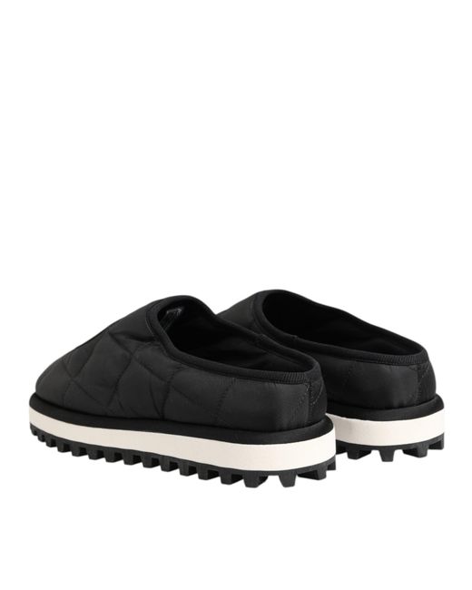 Dolce & Gabbana Black Mules for men