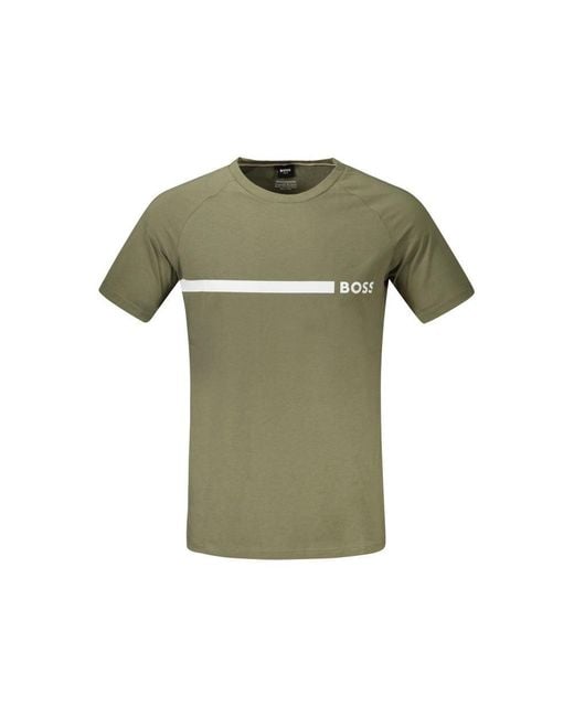 Boss Green Cotton T-Shirt for men