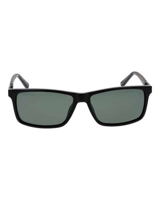 Timberland Black Plastic Sunglasses for men