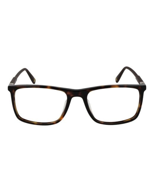 Fila Black Brown Plastic Glasses (frames) for men
