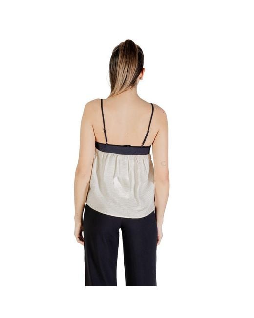 Vero Moda Gray Nylon Top