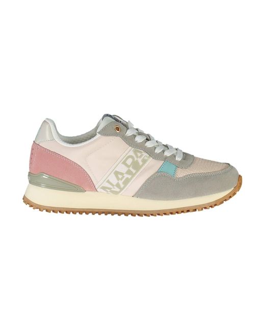 Napapijri Multicolor Chic Laced Sneakers With Logo Detail