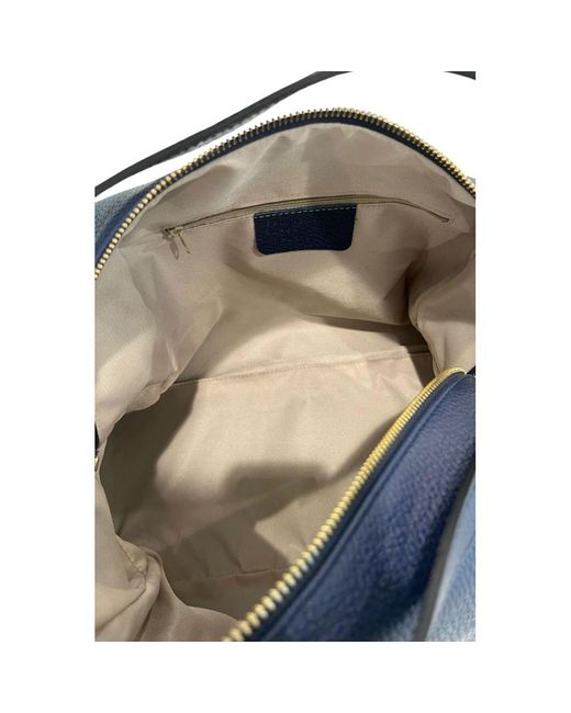 Baldinini Blue Leather Bag