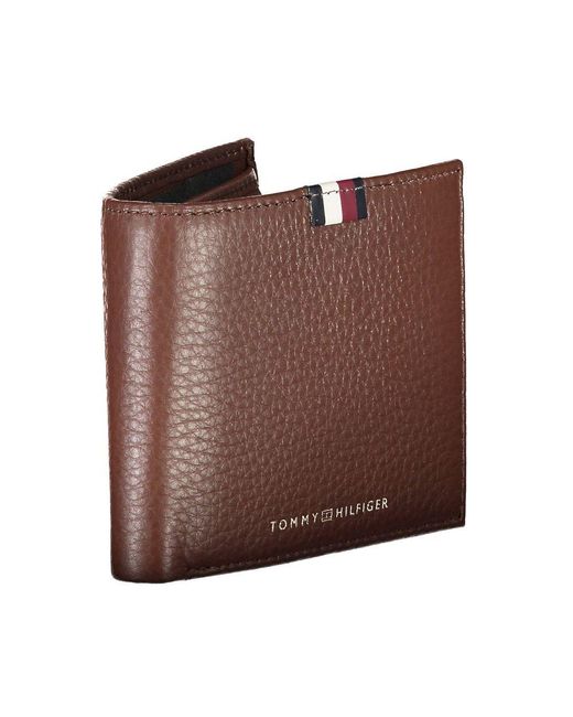 Tommy Hilfiger Brown Leather Wallet for men