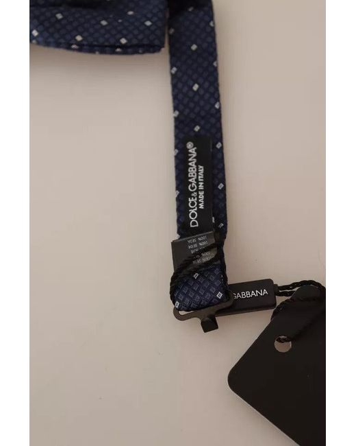 Dolce & Gabbana Black Elegant Silk Bow Tie for men