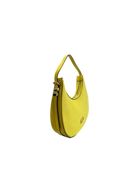 Twinset Yellow Pu Shoulder Bag