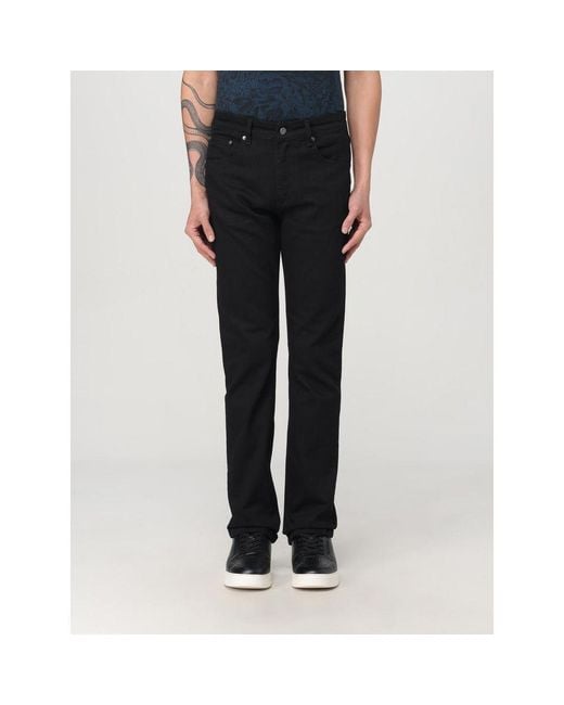 Just Cavalli Black Cotton Straight for men