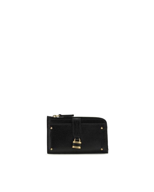 Chloé Black Calf Leather Bos Taurus Wallet