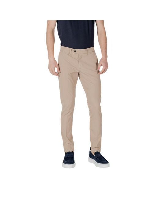 Antony Morato Blue Beige Cotton Skinny Pants for men