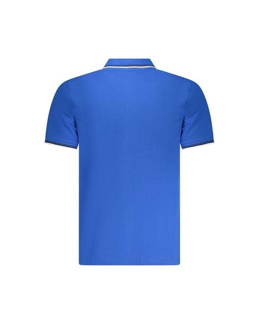 North Sails Blue Cotton Men Polo Shirt for men