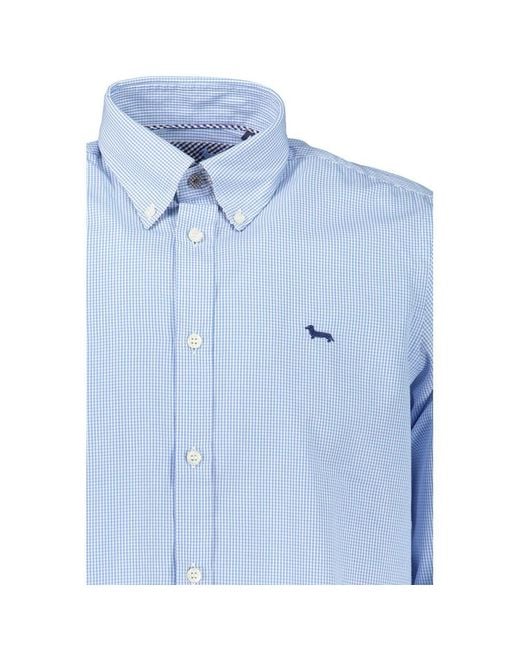 Harmont & Blaine Blue Cotton Shirt for men