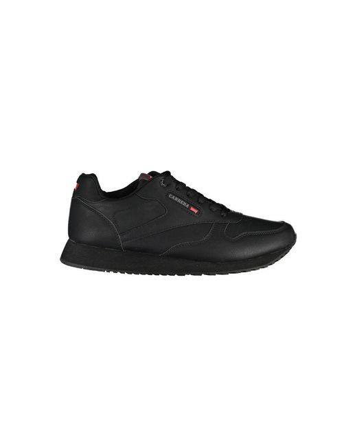 Carrera Black Sleek Sports Sneakers With Contrasting Accents for men