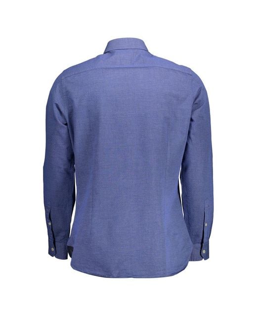 U.S. POLO ASSN. Blue Cotton Men Shirt for men