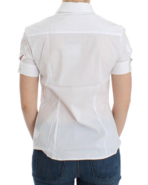 John Galliano Cotton Shirt White Sig12559