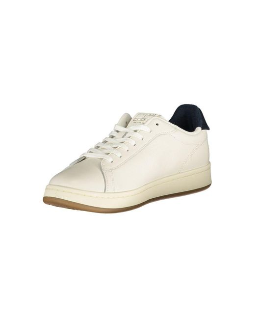 Tommy Hilfiger White Bianco Poliuretano Men Sneaker for men