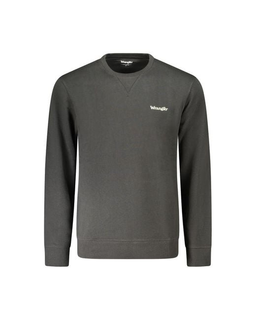 Wrangler Gray Cotton Sweater for men